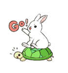 Rabbit with Mask（個別スタンプ：8）