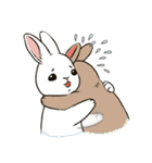 Rabbit with Mask（個別スタンプ：11）