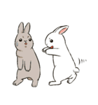 Rabbit with Mask（個別スタンプ：15）