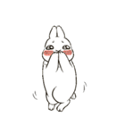 Rabbit with Mask（個別スタンプ：21）