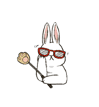 Rabbit with Mask（個別スタンプ：28）