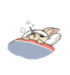 Rabbit with Mask（個別スタンプ：32）