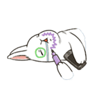 Rabbit with Mask（個別スタンプ：34）