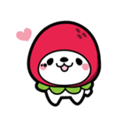なきぼくろ犬（リア充）（個別スタンプ：1）