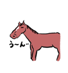 Mr,E-horse（個別スタンプ：8）
