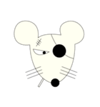 ホワイトさんのいたずら（個別スタンプ：3）