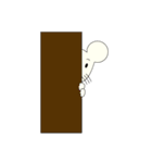 ホワイトさんのいたずら（個別スタンプ：5）