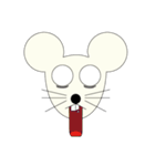 ホワイトさんのいたずら（個別スタンプ：14）