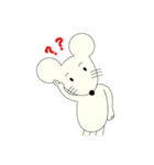 ホワイトさんのいたずら（個別スタンプ：21）