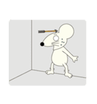 ホワイトさんのいたずら（個別スタンプ：32）