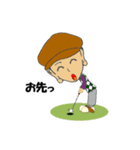 ゴルフ・ゴルフ・ゴルフ（個別スタンプ：6）
