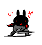 クロウサ先輩の日常（個別スタンプ：1）