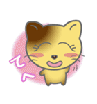 おしゃべりにゃんこ（個別スタンプ：3）