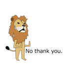かわいいライオン（個別スタンプ：6）