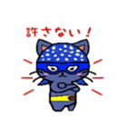 ヒロ猫(ブルー)（個別スタンプ：28）