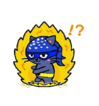 ヒロ猫(ブルー)（個別スタンプ：32）