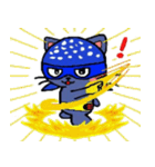 ヒロ猫(ブルー)（個別スタンプ：36）