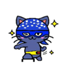 ヒロ猫(ブルー)（個別スタンプ：40）