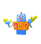 箱ロボットろぼっち（個別スタンプ：4）