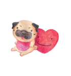 Joy's Pug Love（個別スタンプ：1）