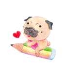 Joy's Pug Love（個別スタンプ：4）