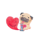 Joy's Pug Love（個別スタンプ：5）