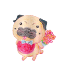 Joy's Pug Love（個別スタンプ：6）