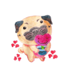 Joy's Pug Love（個別スタンプ：7）