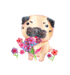 Joy's Pug Love（個別スタンプ：9）