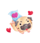 Joy's Pug Love（個別スタンプ：16）