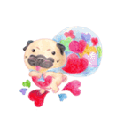 Joy's Pug Love（個別スタンプ：21）