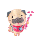 Joy's Pug Love（個別スタンプ：28）