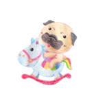 Joy's Pug Love（個別スタンプ：34）