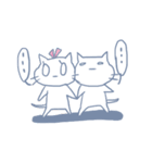 ふたごのにゃんこ（個別スタンプ：40）