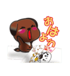 琉球犬の子犬リュウ（個別スタンプ：36）