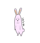 シュールなうさぎスタンプ（個別スタンプ：6）