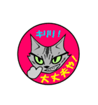 ワル猫ミーちゃん（個別スタンプ：4）