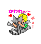 ワル猫ミーちゃん（個別スタンプ：38）