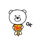 しろくまんばち（個別スタンプ：4）