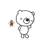 しろくまんばち（個別スタンプ：8）