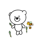 しろくまんばち（個別スタンプ：20）