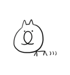 しろいねこさん。（個別スタンプ：25）