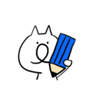 しろいねこさん。（個別スタンプ：27）