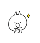 しろいねこさん。（個別スタンプ：33）