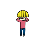 yellow hair boy（個別スタンプ：2）