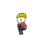 yellow hair boy（個別スタンプ：20）