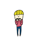 yellow hair boy（個別スタンプ：26）