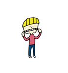 yellow hair boy（個別スタンプ：28）