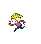 yellow hair boy（個別スタンプ：31）