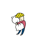 yellow hair boy（個別スタンプ：33）